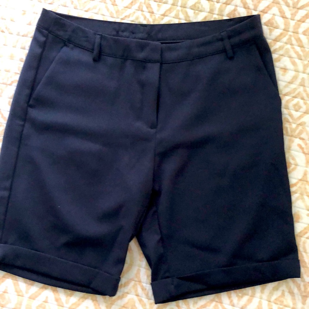 Navy Bermuda shorts